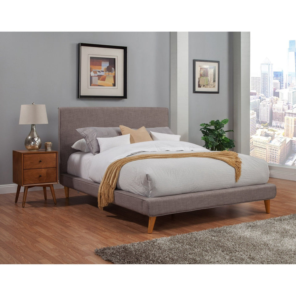 Britney Bed, Dark Grey - PlushBeds