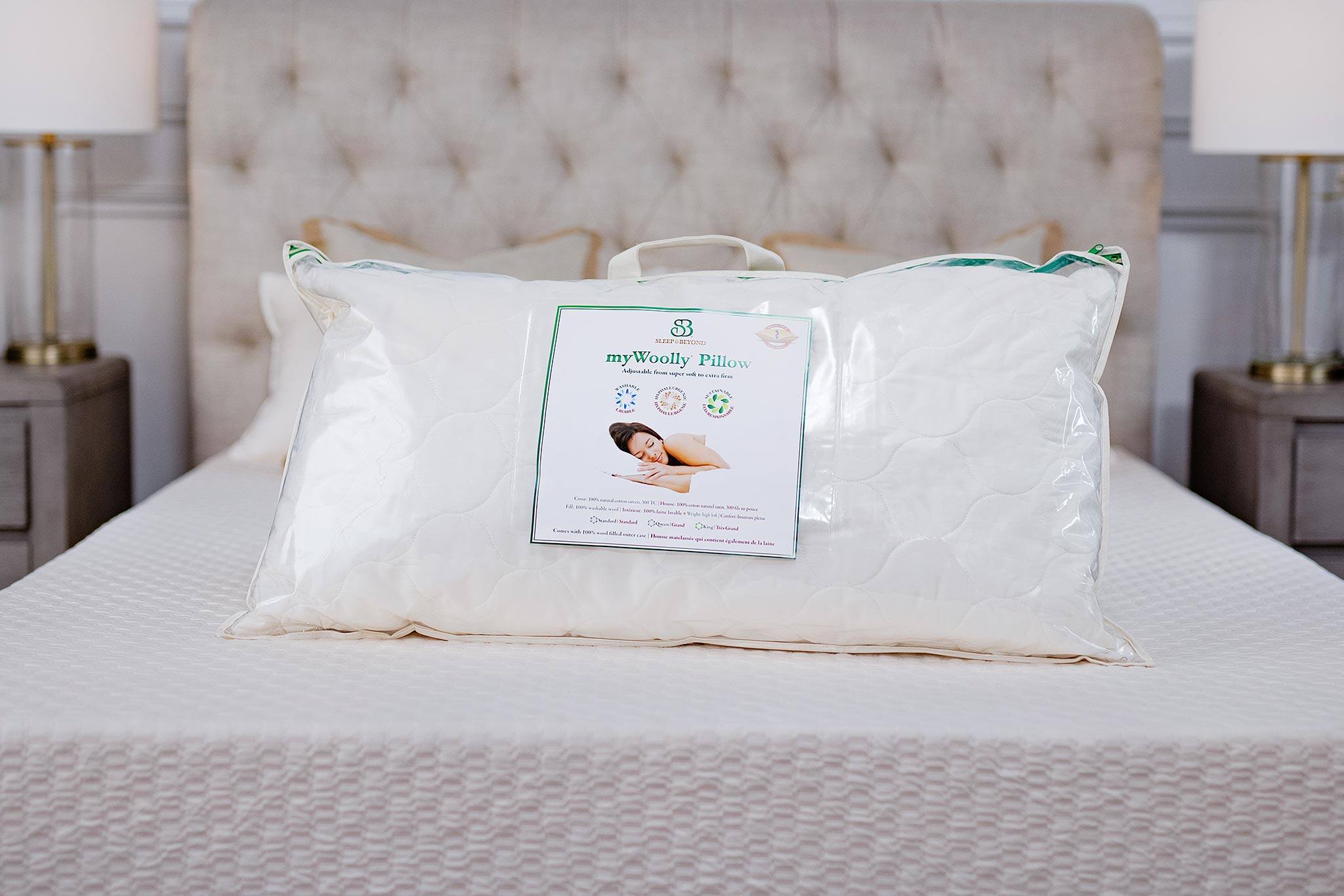 Natural Latex Washable Wool Pillow